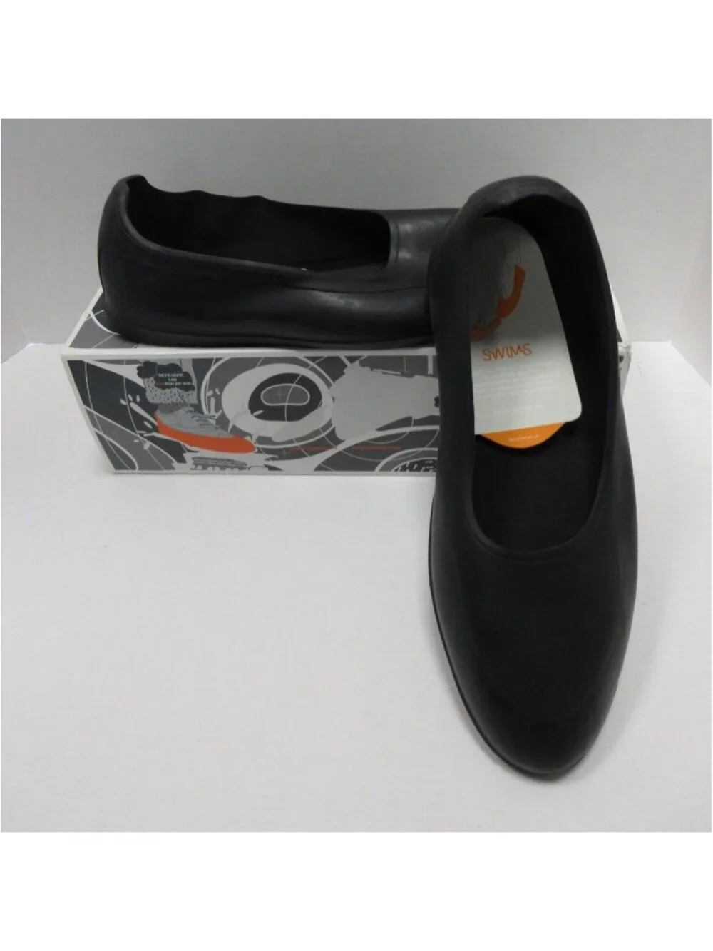 Swims Shoes XL Classic Galosh Waterproof Rubber Overshoe Slip On NEW